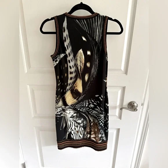 NWOT ROBERTO CAVALLI MINI DRESS. SIZE 40 (US 4) - Picture 7 of 7